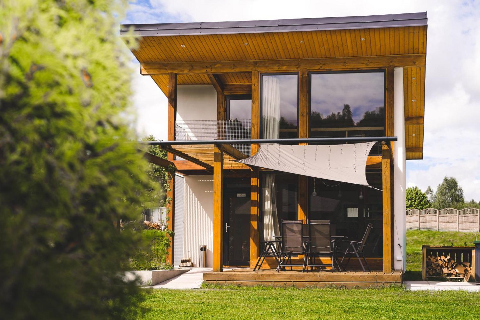 Lodge Rezerwat Sauna - Balia - Hot Tube - Jacuzzi - Basen - Klimatyzacja - Kominek