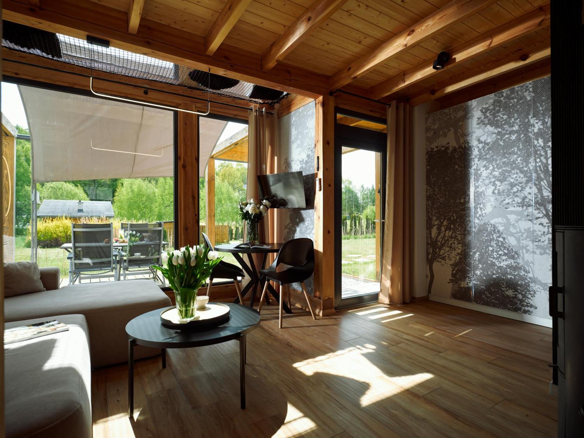 Lodge Rezerwat Sauna - Balia - Hot Tube - Jacuzzi - Basen - Klimatyzacja - Kominek Wielin