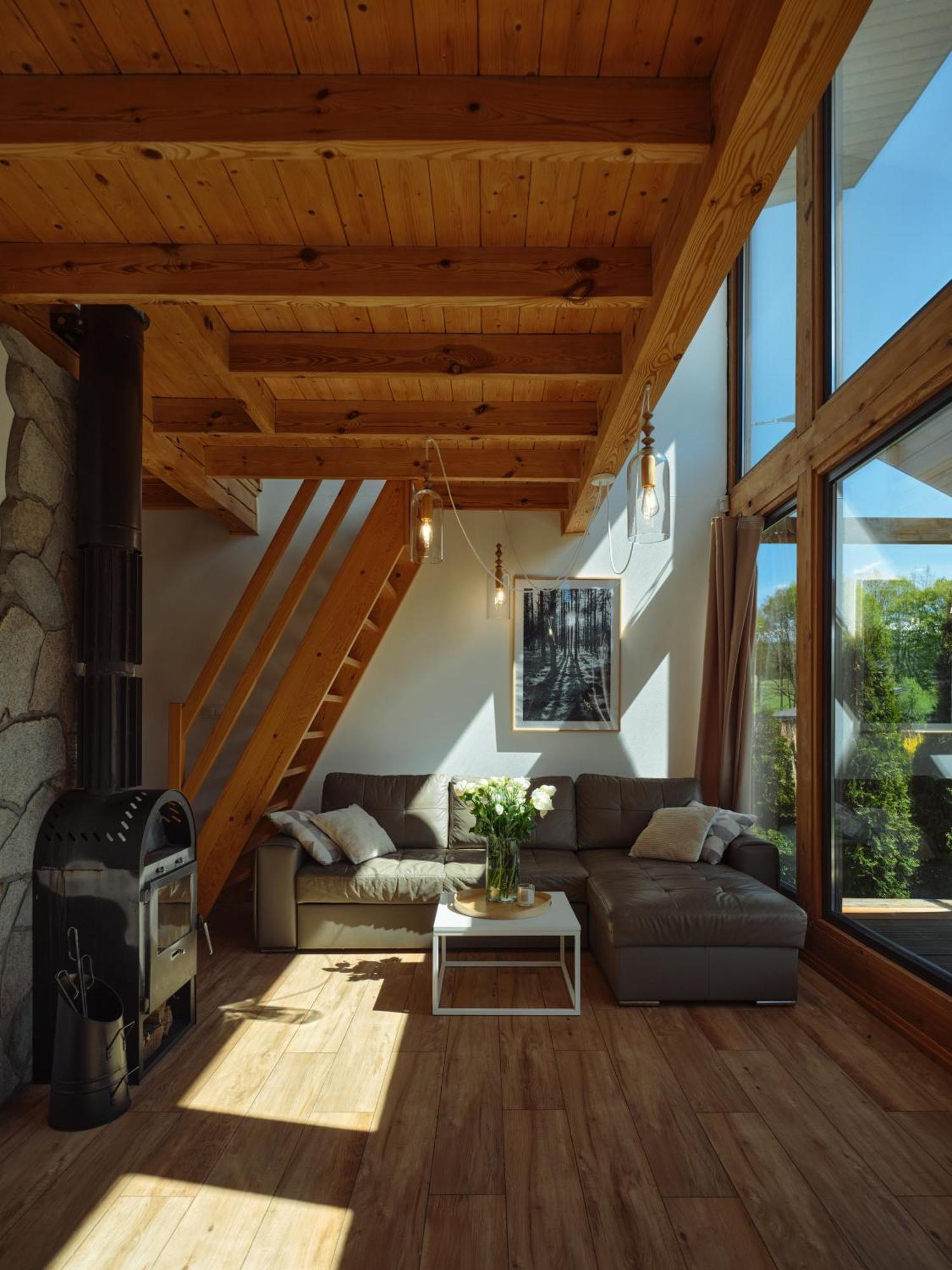 Rezerwat Sauna - Balia - Hot Tube - Jacuzzi - Basen - Klimatyzacja - Kominek Lodge