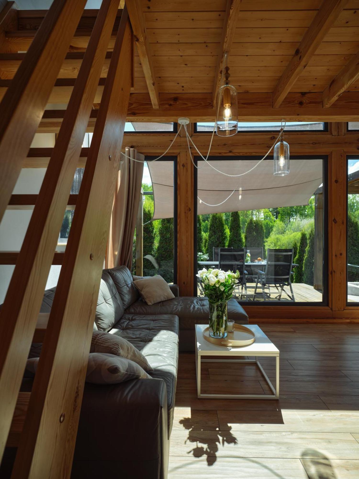 Lodge Rezerwat Sauna - Balia - Hot Tube - Jacuzzi - Basen - Klimatyzacja - Kominek *